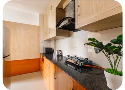 Kitchen Image of 910 Sq.ft 2 BHK Apartment / Flat for rent in Pride Sunrise Phase 2, Bukkasagara Bengaluru for Rs. 42900