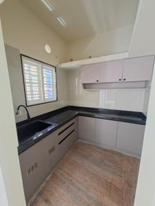 Kitchen Image of 1000 Sq.ft 1 BHK Builder Floor for rent in HSR Layout Bengaluru for Rs. 25000