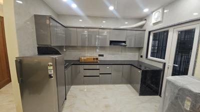 Kitchen Image of 1500 Sq.ft 2 BHK Builder Floor for rent in Sector 54 Gurgaon for Rs. 70000