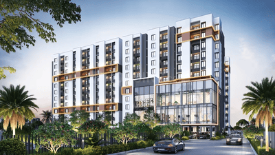 Image of 1060 Sq.ft 2 BHK Apartment / Flat for sale in Ruby Courtyard, Padappai, Chennai for Rs. 6162000