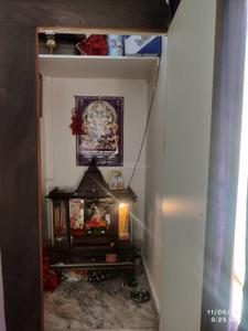 Pooja Room Image of 1200 Sq.ft 2 BHK Duplex for rent in Defence Colony Jamnagar for Rs. 15000