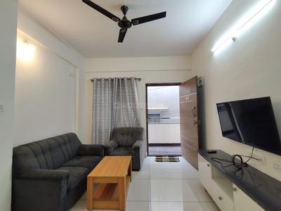 Hall Image of 550 Sq.ft 1 BHK Apartment / Flat for rent in Nagavara Bengaluru for Rs. 25000