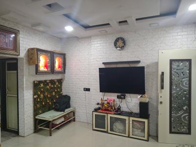 Living Room Image of 530 Sq.ft 1 BHK Apartment / Flat for rent in K M Horizon Exotica, Kasarvadavali Thane for Rs. 18000