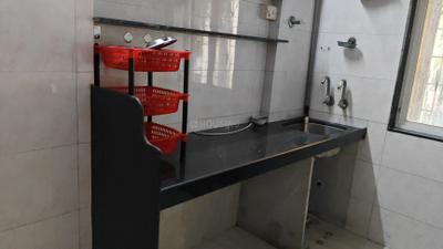 Kitchen Image of 780 Sq.ft 2 BHK Apartment / Flat for rent in Ravi Gaurav City, Mira Road East Mira Bhayandar for Rs. 25000