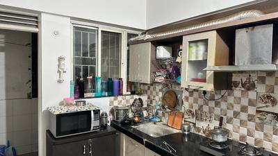 Kitchen Image of 950 Sq.ft 2 BHK Apartment / Flat for rent in Manjari Greens Annexe, Hadapsar Pune for Rs. 23000