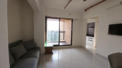 Living Room Image of 680 Sq.ft 2 BHK Apartment / Flat for rent in Raunak City, Kalyan West Kalyan for Rs. 22000