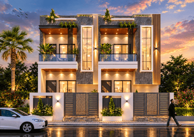 Image of 1800 Sq.ft 3 BHK Duplex for sale in Dastur Nagar, Amravati for Rs. 8500000