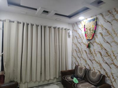 Living Room Image of 410 Sq.ft 1 BHK Apartment / Flat for rent in Raunak Heights, Kasarvadavali Thane for Rs. 16554