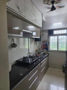 Kitchen Image of 666 Sq.ft 2 BHK Apartment / Flat for sale in Vihang Hills, Thane West Thane for Rs. 9500000