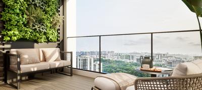 Balcony Image of 1545 Sq.ft 3 BHK Apartment / Flat for sale in Nahar Chandi Valley Phase I, Powai Mumbai for Rs. 34500000