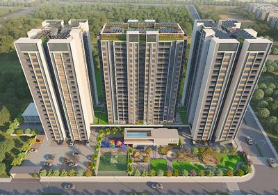 Image of 1139 Sq.ft 2 BHK Apartment / Flat for sale in Millennium Samriddhi, Punawale, Pune for Rs. 8500000