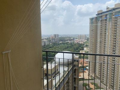Balcony Image of 1036 Sq.ft 2 BHK Apartment / Flat for rent in Bhartiya Nikoo Homes, Navarathna Agrahara Bengaluru for Rs. 40000