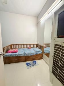 Bedroom Image of 1500 Sq.ft 3 BHK Apartment / Flat for rent in Adani Elysium, Shantigram Ahmedabad for Rs. 36000