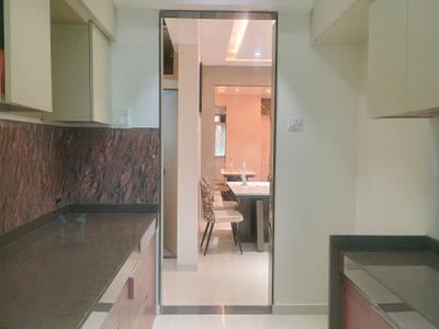 Kitchen Image of 780 Sq.ft 2 BHK Apartment / Flat for sale in Rai Galaxy, Kalyan East Kalyan for Rs. 6900000