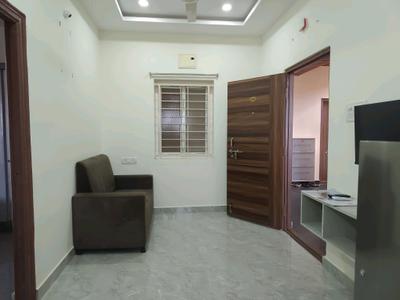 Living Room Image of 450 Sq.ft 1 BHK Apartment / Flat for rent in Kondapur Hyderabad for Rs. 24500