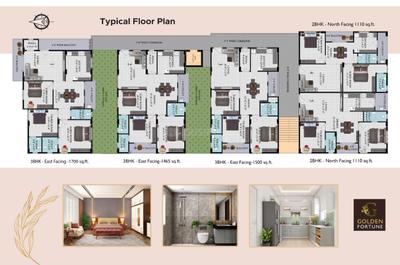Image of 1500 Sq.ft 3 BHK Apartment / Flat for sale in Madhurawada, Visakhapatnam for Rs. 9300000