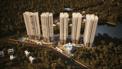 Image of 1498 Sq.ft 3 BHK Apartment / Flat for sale in Auro The Regent Phase 2, Serilingampally, Hyderabad for Rs. 19500000