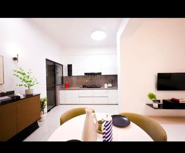 Kitchen Image of 1745 Sq.ft 3 BHK Apartment / Flat for sale in Shilp Serene, Shilaj Ahmedabad for Rs. 8500000