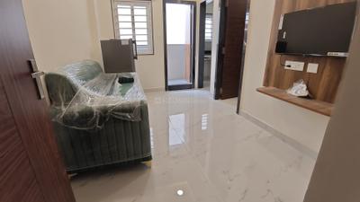 Living Room Image of 800 Sq.ft 1 BHK Apartment / Flat for rent in Kondapur Hyderabad for Rs. 25000