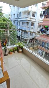 Balcony Image of 1765 Sq.ft 4 BHK Apartment / Flat for sale in Purbalok Kolkata for Rs. 22500000