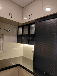 Kitchen Image of 750 Sq.ft 2 BHK Apartment / Flat for rent in Ramky One Karnival, Electronic City Bengaluru for Rs. 35000