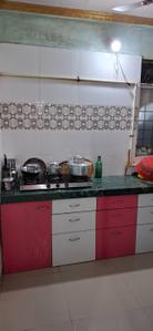 Kitchen Image of 655 Sq.ft 1 BHK Apartment / Flat for sale in Shah Shri Adinath Complex, Bhiwandi Thane for Rs. 3300000
