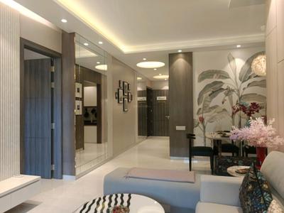 Living Room Image of 1609 Sq.ft 3 BHK Apartment / Flat for sale in Nyati Esteban, Mohammed Wadi Pune for Rs. 11000000