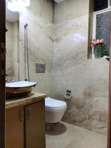 Common Bathroom Image of 1850 Sq.ft 4 BHK Apartment / Flat for sale in Runwal Elegante, Andheri West Mumbai for Rs. 87500000