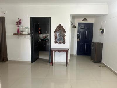 Hall Image of 1500 Sq.ft 3 BHK Apartment / Flat for rent in Puravankara Swanlake, Kelambakkam Chennai for Rs. 36000