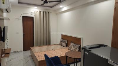 Bedroom Image of 520 Sq.ft 1 RK Apartment / Flat for rent in Karolan Ka Barh Jaipur for Rs. 16000