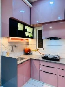 Kitchen Image of 1100 Sq.ft 3 BHK Apartment / Flat for sale in Amardeep Landmark, Sayajipura Vadodara for Rs. 5750000
