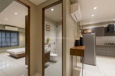 Kitchen Image of 1950 Sq.ft 3 BHK Apartment / Flat for sale in Shivalik Sharda Harmony, University Area Ahmedabad for Rs. 16100000