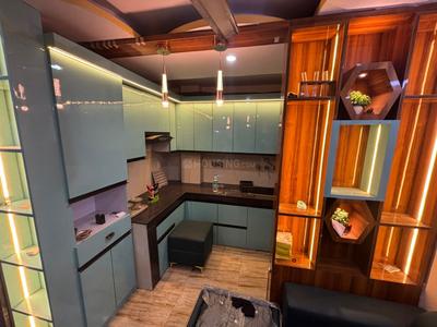Kitchen Image of 540 Sq.ft 2 BHK Builder Floor for rent in Nawada New Delhi for Rs. 21500