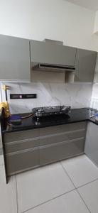 Kitchen Image of 3220 Sq.ft 4 BHK Apartment / Flat for rent in Adani Water Lily, Shantigram Ahmedabad for Rs. 110000