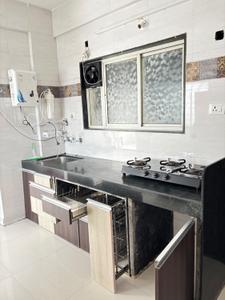 Kitchen Image of 750 Sq.ft 2 BHK Apartment / Flat for rent in SK Om Paradise A Wing, Vikas Nagar Pune for Rs. 25000