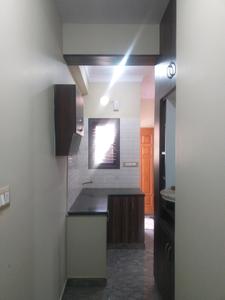 Kitchen Image of 600 Sq.ft 1 BHK Independent House for rent in Cox Town Bengaluru for Rs. 18500