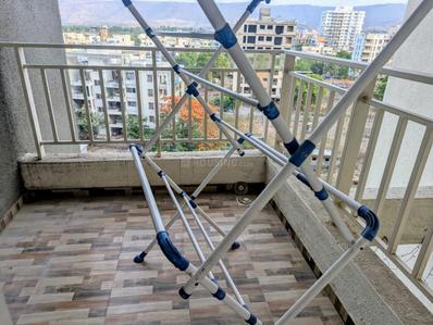 Balcony Image of 954 Sq.ft 3 BHK Apartment / Flat for rent in 38 Park Majestique, Undri Pune for Rs. 28000