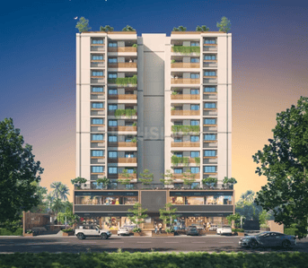 Image of 1093 Sq.ft 3 BHK Apartment / Flat for sale in Kailash Rudraksh, Nana Chiloda, Ahmedabad for Rs. 7300000