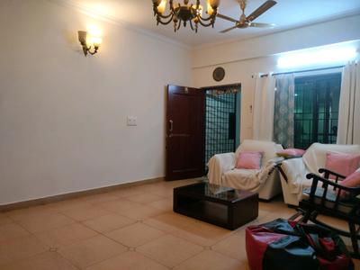 Living Room Image of 1430 Sq.ft 2 BHK Apartment / Flat for sale in Arya Krishna Mansion, Sahakara Nagar Bengaluru for Rs. 13500000
