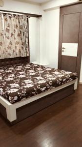 Bedroom Image of 1845 Sq.ft 3 BHK Apartment / Flat for rent in Kinar Heights, Bhatha Surat for Rs. 25000