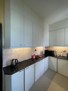 Kitchen Image of 2404 Sq.ft 3 BHK Duplex for rent in Ambuja Upohar Luxury Gold, Pancha Sayar Kolkata for Rs. 65000