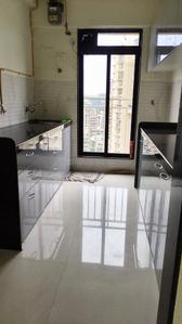 Kitchen Image of 670 Sq.ft 2 BHK Apartment / Flat for rent in Oxford Navrang Crystal, Goregaon West Mumbai for Rs. 60000