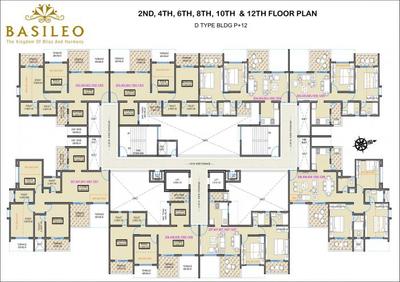 Image of 1000 Sq.ft 2 BHK Apartment / Flat for sale in Chandrarang Basileo, Pimple Gurav, Pune for Rs. 11700000