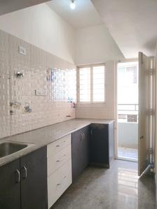 Kitchen Image of 650 Sq.ft 1 BHK Independent House for rent in HSR Layout Bengaluru for Rs. 23000