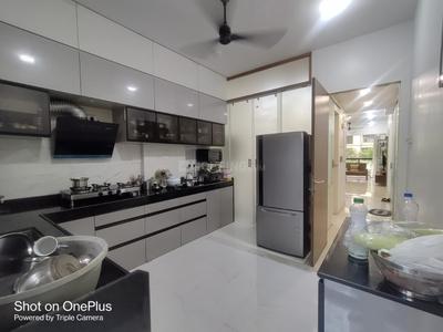 Kitchen Image of 1150 Sq.ft 3 BHK Apartment / Flat for sale in T Bhimjyani The Verraton, Thane West Thane for Rs. 19500000