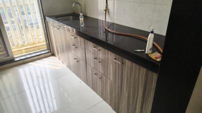 Kitchen Image of 700 Sq.ft 1 BHK Apartment / Flat for sale in Bhairaav Goldcrest Residency, Ghansoli Navi Mumbai for Rs. 12000000