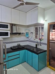 Kitchen Image of 1735 Sq.ft 3 BHK Apartment / Flat for rent in Crown Whistling Woods, Manchirevula Hyderabad for Rs. 60000