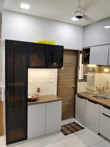 Kitchen Image of 1575 Sq.ft 3 BHK Apartment / Flat for rent in Diwali Blessings, Vaishno Devi Circle Ahmedabad for Rs. 27551