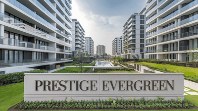 Image of 1173 Sq.ft 2 BHK Apartment / Flat for sale in Evergreen Prestige Raintree Park, Whitefield, Bengaluru for Rs. 17000000