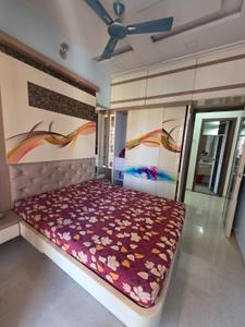 Bedroom Image of 1200 Sq.ft 2 BHK Apartment / Flat for rent in Rutu Riverview Classic Building No 3 Phase III, Kalyan West Kalyan for Rs. 24000